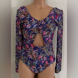 OndadeMar Sipan Long Sleeve One Piece Swimsuit NWOT